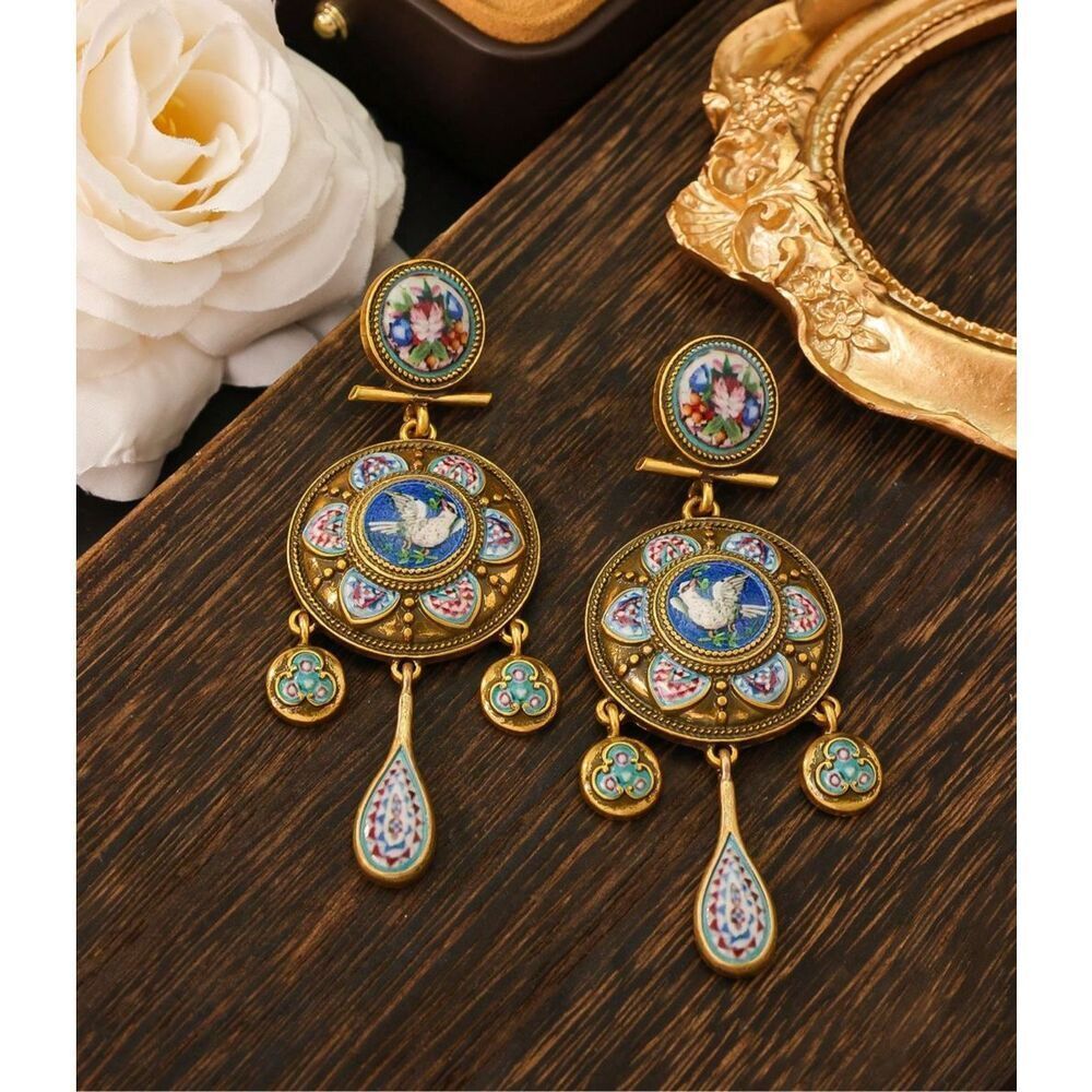 Victorian Dove Earrings